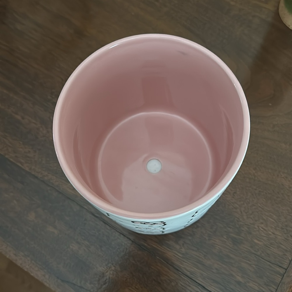 Hello Kitty! Ceramic Planter Pink and White NWT - Picture 2 of 4